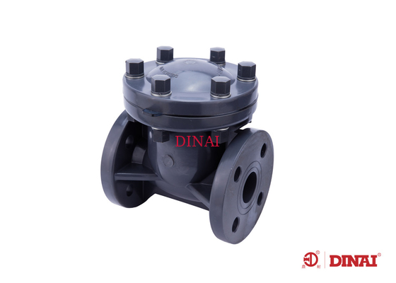 Горизонтальный тип задерживающие клапаны DN15-DN300 качания UPVC для нефти и газ промышленной