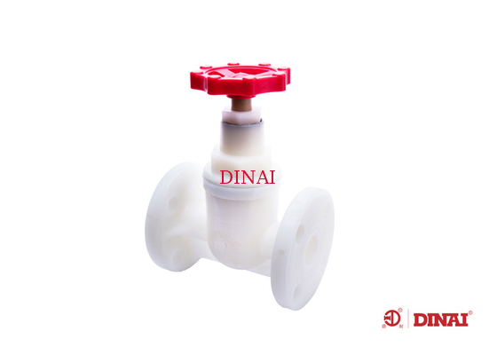 Нормальный вентиль фланца DIN/ANSI/JIS PVDF пластичный для водоотводной трубы