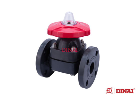 Пластиковый мембранный клапан ДН15- ДН250 ПВК серии, легко изготовить